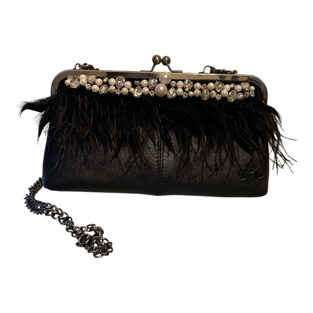 Patricia Nash Anzio leather clutch shoulder bag